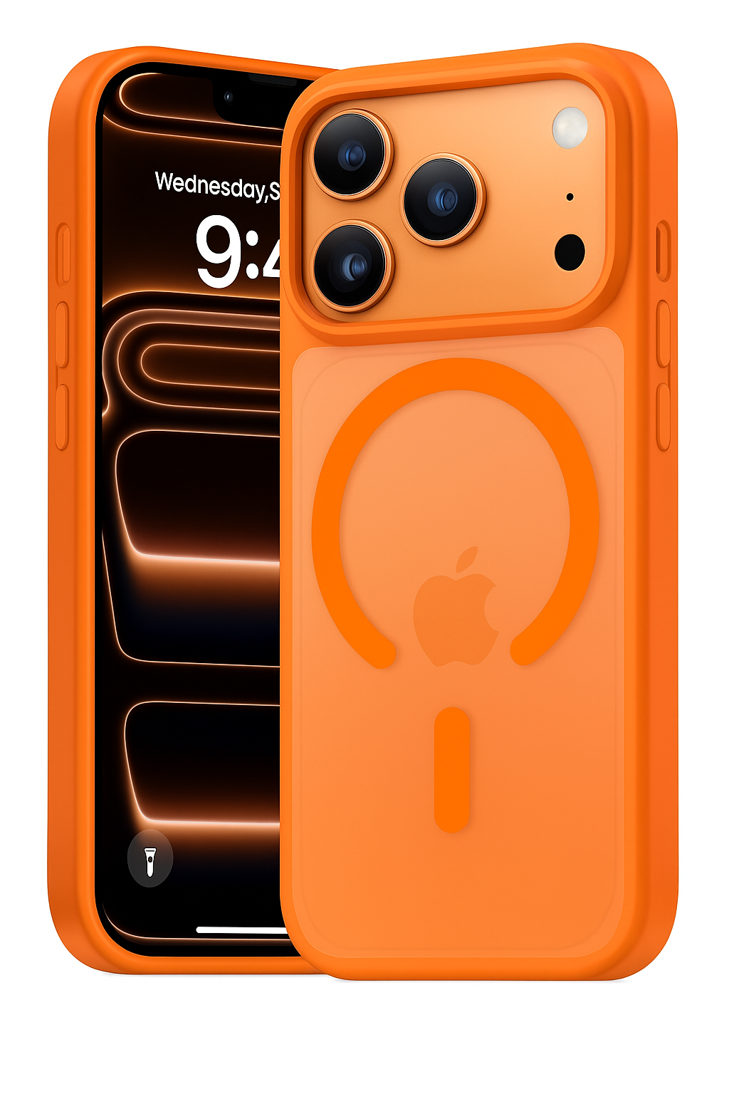 Glass 1 Clear Orange