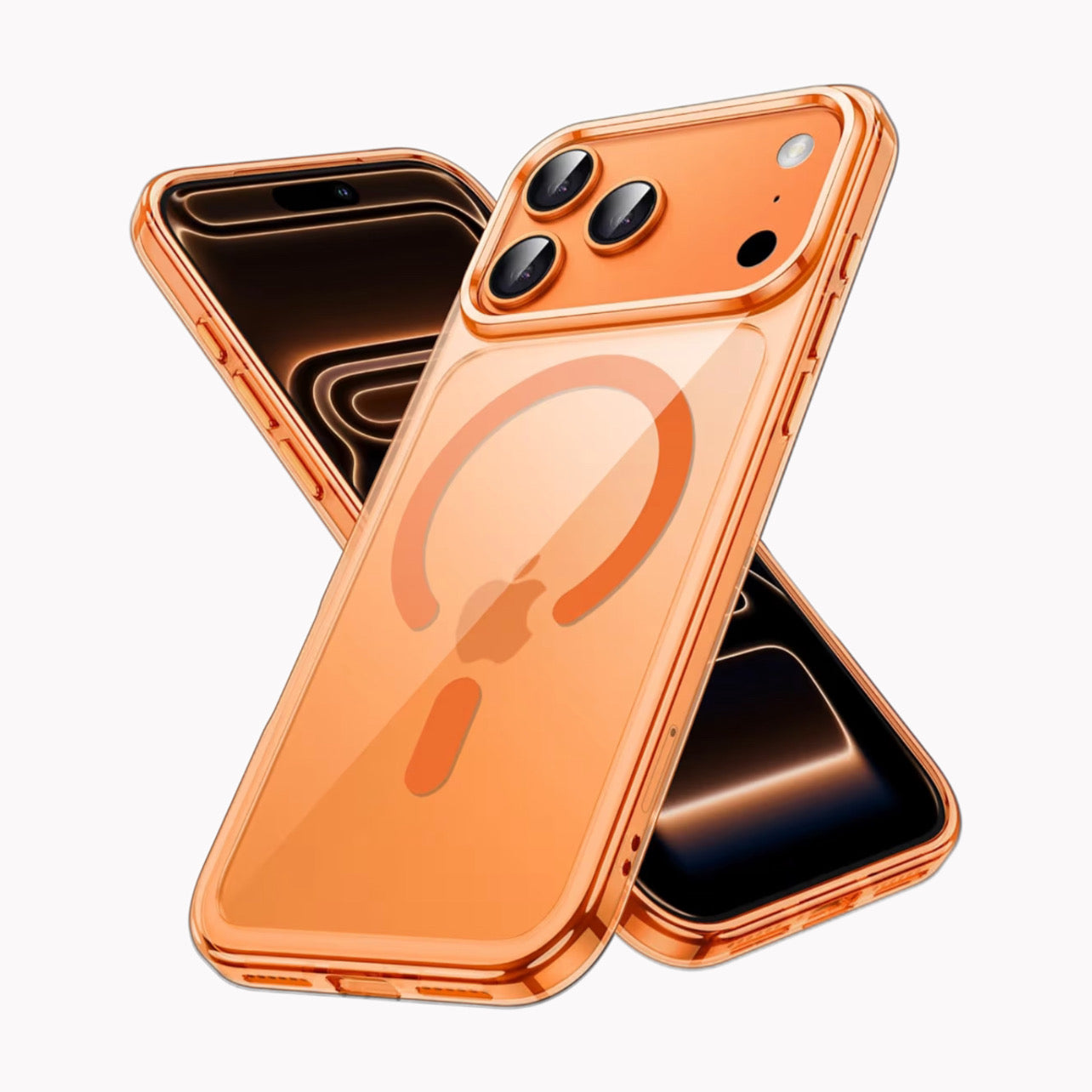 Glass 1 Clear Orange